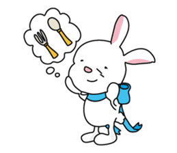 Bunny's ribbon sticker #14936016