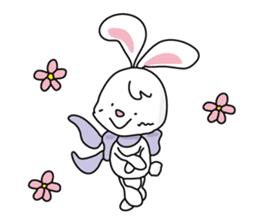 Bunny's ribbon sticker #14936020