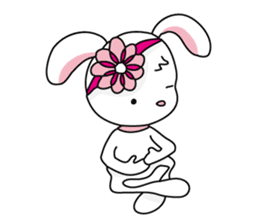 Bunny's ribbon sticker #14936022