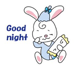 Bunny's ribbon sticker #14936027
