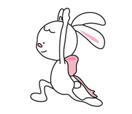 Bunny's ribbon sticker #14936029