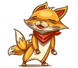 3Teiru - the friendly fox sticker #14936961