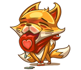 3Teiru - the friendly fox sticker #14936963