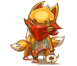 3Teiru - the friendly fox sticker #14936964