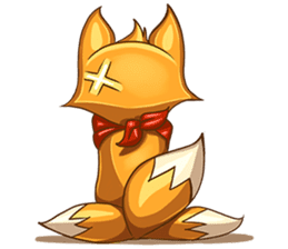 3Teiru - the friendly fox sticker #14936966