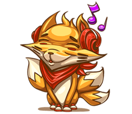 3Teiru - the friendly fox sticker #14936970