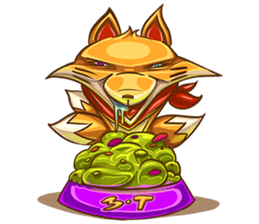 3Teiru - the friendly fox sticker #14936971