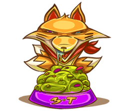 3Teiru - the friendly fox sticker #14936971