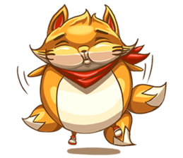 3Teiru - the friendly fox sticker #14936973