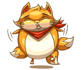 3Teiru - the friendly fox sticker #14936973