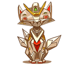 3Teiru - the friendly fox sticker #14936981