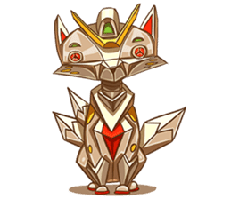 3Teiru - the friendly fox sticker #14936981