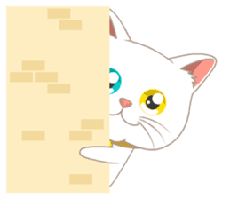 What a cute cat sticker #14937230