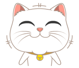 What a cute cat sticker #14937231