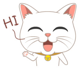 What a cute cat sticker #14937232