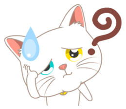 What a cute cat sticker #14937237