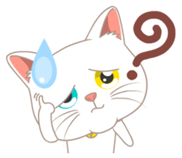 What a cute cat sticker #14937237