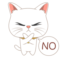 What a cute cat sticker #14937240