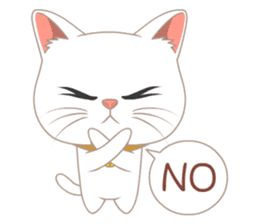 What a cute cat sticker #14937240