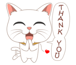 What a cute cat sticker #14937242