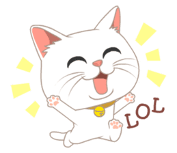 What a cute cat sticker #14937246