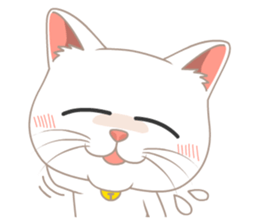 What a cute cat sticker #14937247