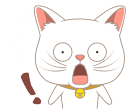 What a cute cat sticker #14937248