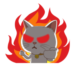 What a cute cat sticker #14937250