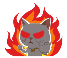 What a cute cat sticker #14937250