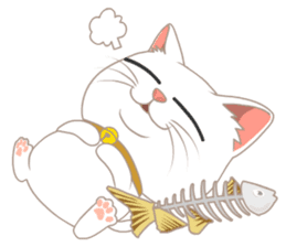 What a cute cat sticker #14937255
