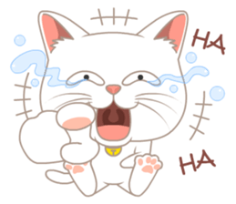 What a cute cat sticker #14937258