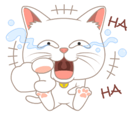 What a cute cat sticker #14937258