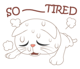 What a cute cat sticker #14937259