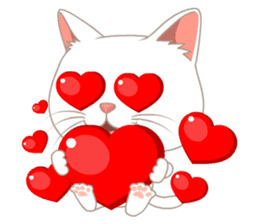 What a cute cat sticker #14937263