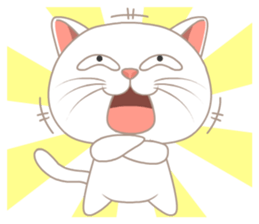 What a cute cat sticker #14937265