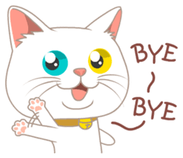 What a cute cat sticker #14937269