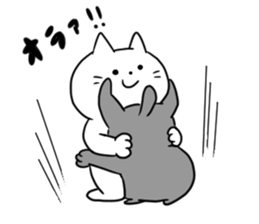 Fighting cats sticker #14937352