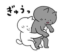 Fighting cats sticker #14937354