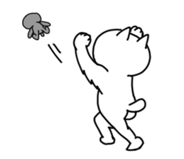 Fighting cats sticker #14937357