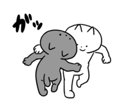 Fighting cats sticker #14937360