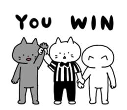 Fighting cats sticker #14937368