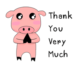 Emotional pigkie sticker #14938336