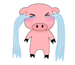 Emotional pigkie sticker #14938341