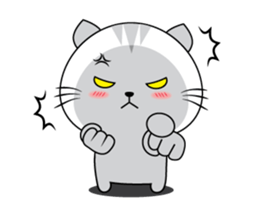 Mr. cat one sticker #14938629