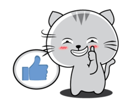 Mr. cat one sticker #14938640