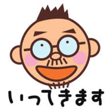 Moustache glasses CONCHIN sticker #14938654