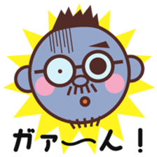 Moustache glasses CONCHIN sticker #14938659