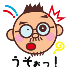 Moustache glasses CONCHIN sticker #14938660