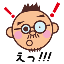 Moustache glasses CONCHIN sticker #14938665