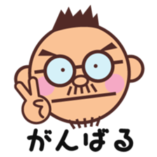 Moustache glasses CONCHIN sticker #14938670